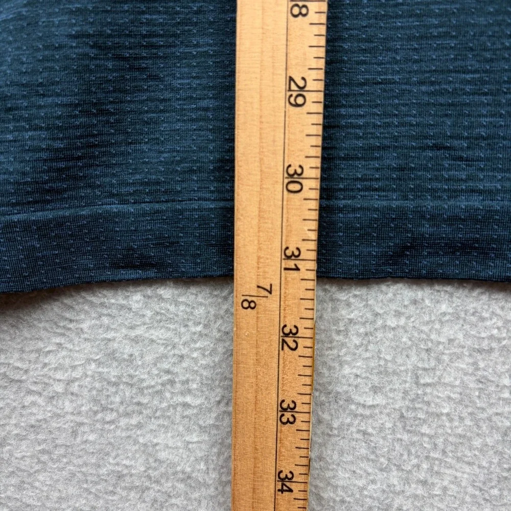 Lululemon Metal Vent Tech Shirt Mens XL Blue Long Sleeve Performance Stretch Tee